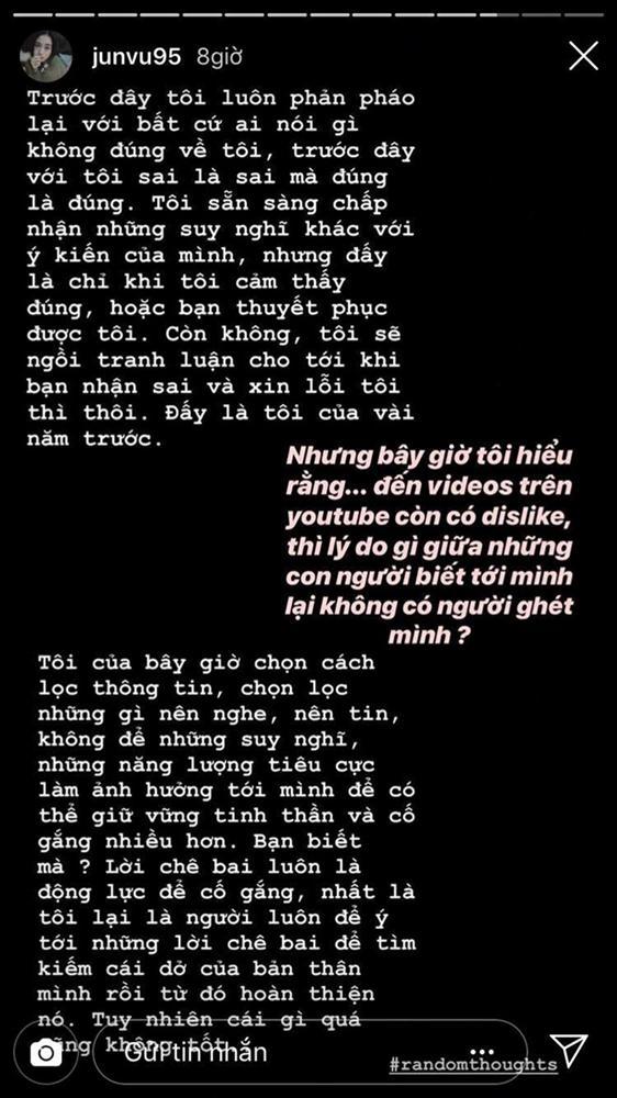 Jun Vũ tiết lộ lý do vì sao hay gắt với những ai chê bai mình-3