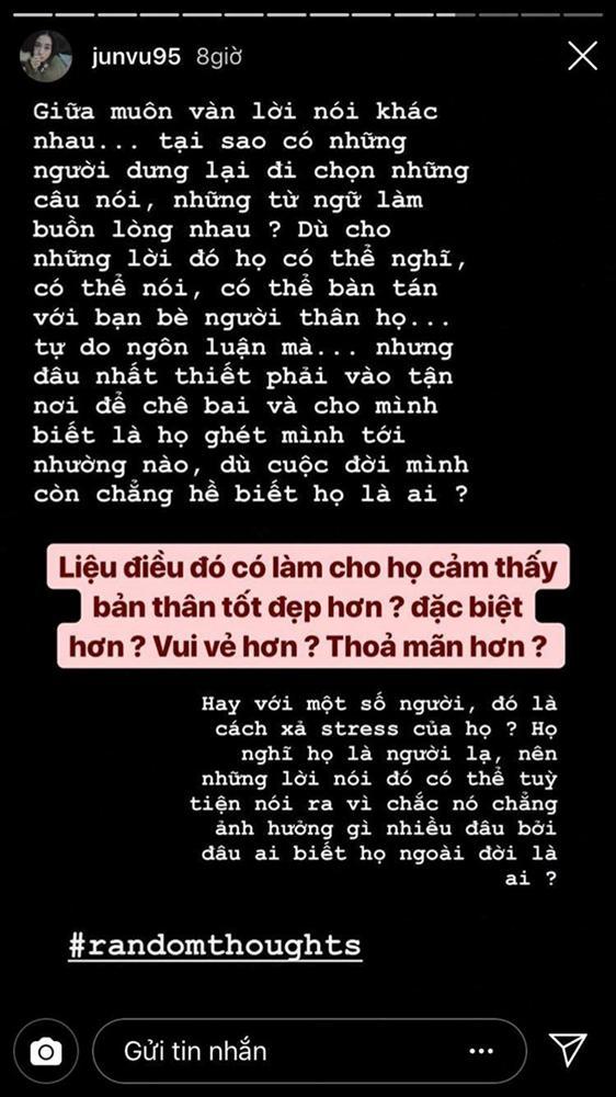 Jun Vũ tiết lộ lý do vì sao hay gắt với những ai chê bai mình-4