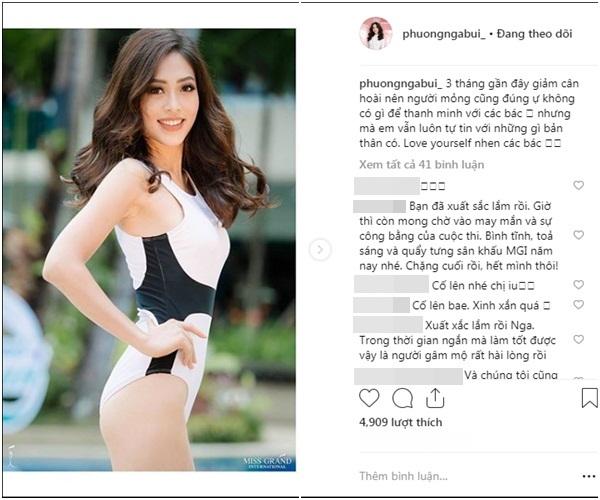 Bùi Phương Nga lên tiếng về hình thể bị chê mặc bikini mà người ngợm mỏng lét tại Miss Grand 2018-4