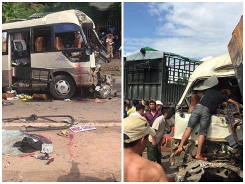 Xe đầu kéo đâm vào nhà dân, 3 người thương vong-4