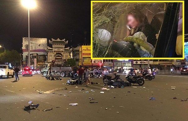 Vụ nữ tài xế BMW tông 5 xe máy và những người đàn bà say-1