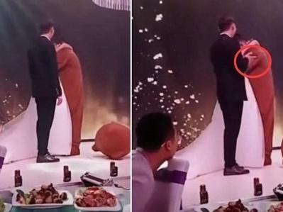 Phù dâu và chú rể lộ gian tình trong đám cưới gây xôn xao-3