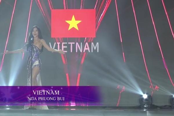 Bùi Phương Nga xử lý cực gọn pha xoay người chông chênh trong đêm bán kết Miss Grand 2018-1