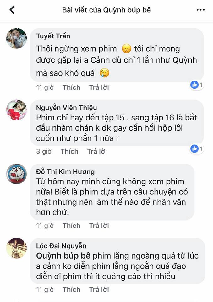 Khán giả đồng loạt đòi bỏ xem Quỳnh Búp Bê vì thất vọng khi Cảnh thật sự đã chết-3