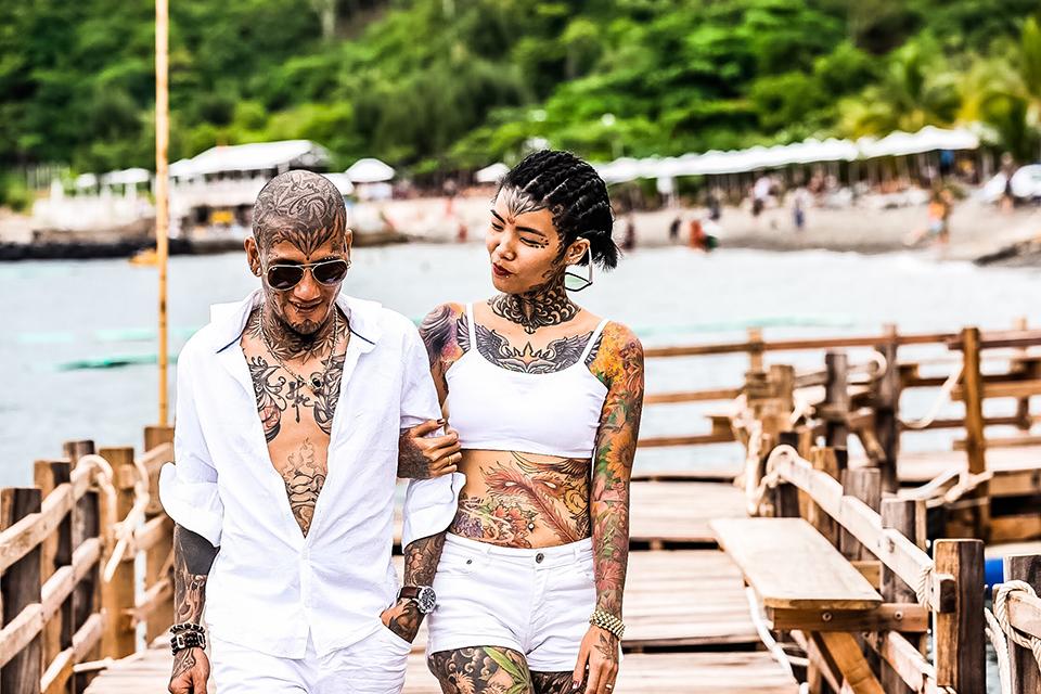Cặp đôi Sài thành gây sốt với bộ sưu tập hình xăm kín đặc trên người-4