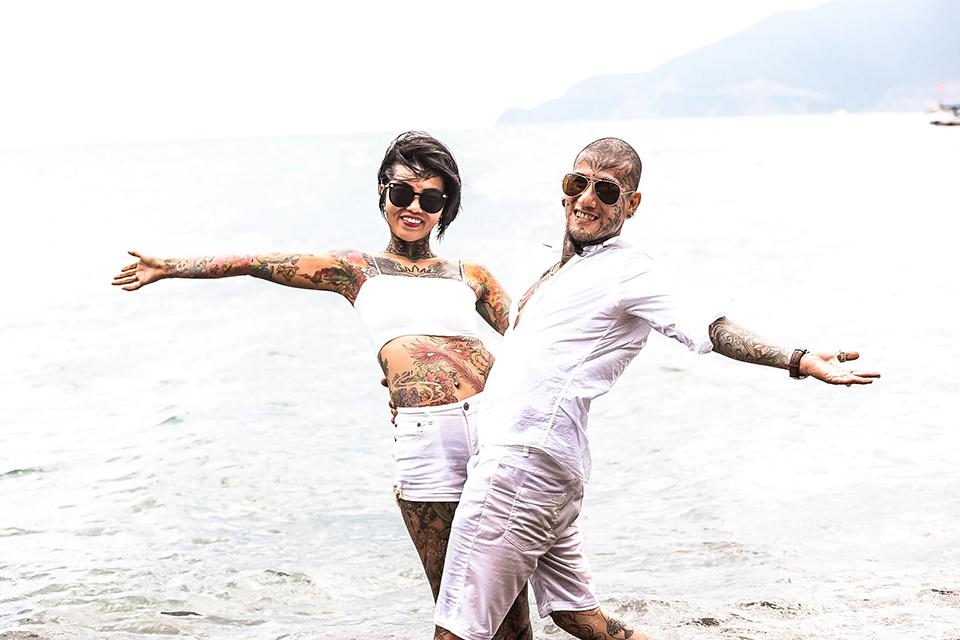 Cặp đôi Sài thành gây sốt với bộ sưu tập hình xăm kín đặc trên người-6