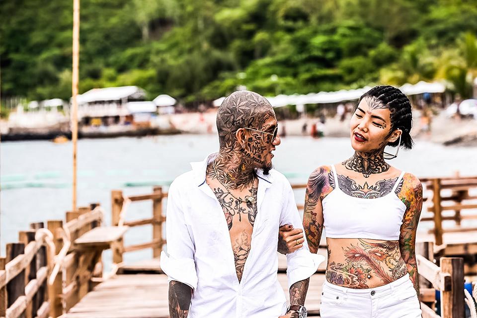 Cặp đôi Sài thành gây sốt với bộ sưu tập hình xăm kín đặc trên người-7