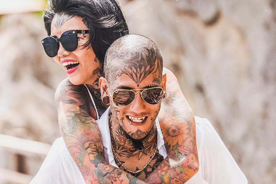 Cặp đôi Sài thành gây sốt với bộ sưu tập hình xăm kín đặc trên người-9