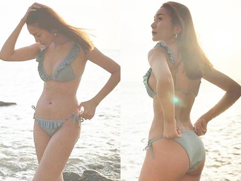 Lâu lắm rồi mới chịu khoe thân nuột nà, siêu mẫu Thanh Hằng khiến người xem 'mất máu'