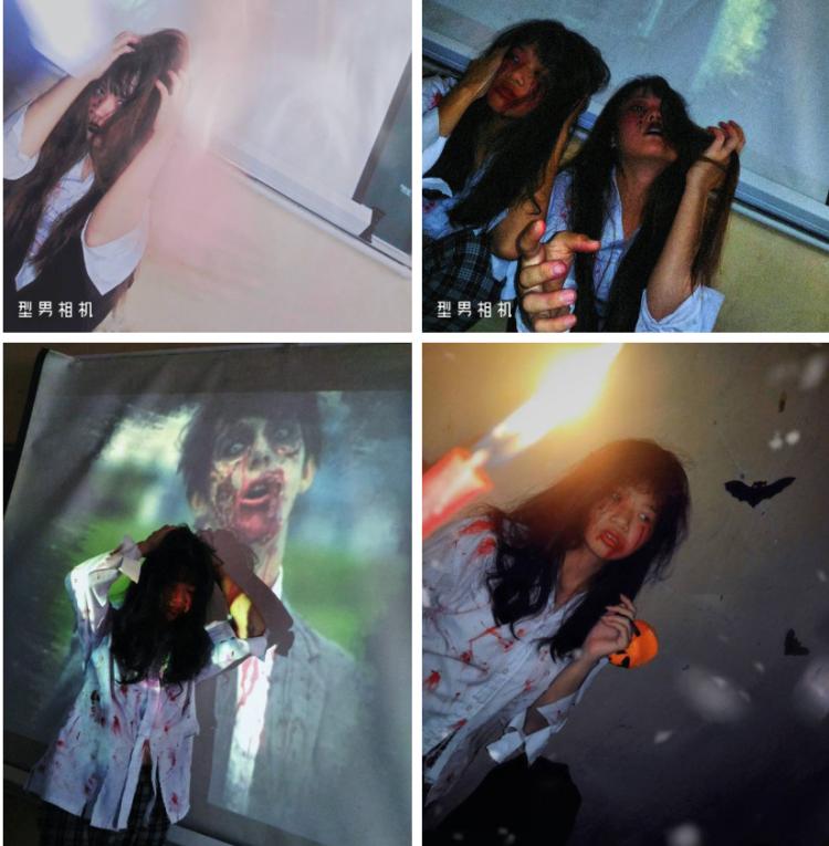 Mừng Halloween, học sinh biến trường lớp thành nơi kinh dị không ai dám đi sớm về muộn-3