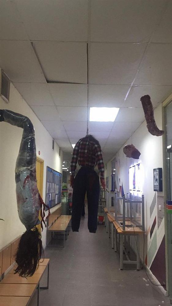 Mừng Halloween, học sinh biến trường lớp thành nơi kinh dị không ai dám đi sớm về muộn-5