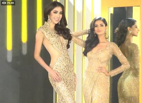 Bùi Phương Nga tự tin cùng top 10 trình diễn trang phục dạ hội-2