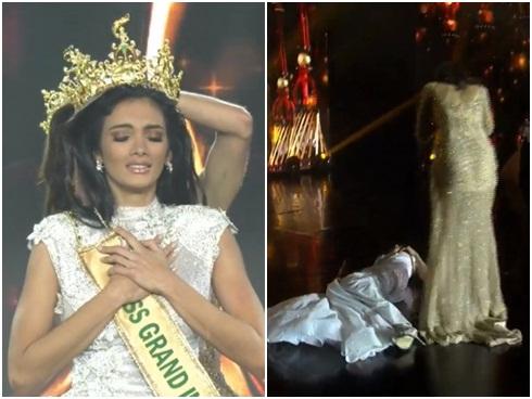 Dung nhan đẹp xuất sắc của Hoa hậu Hòa bình 2018 vừa được xướng tên đã lăn đùng bất tỉnh-18