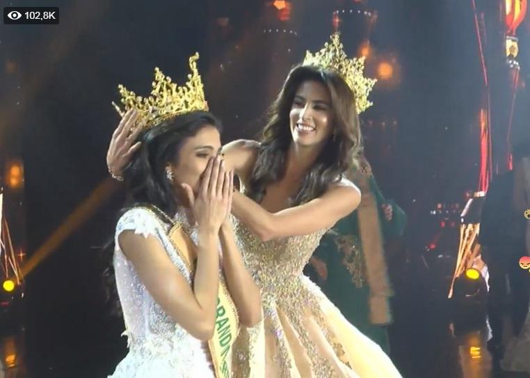 Được xướng tên cho ngôi hoa hậu, mỹ nữ Paraguay lăn đùng bất tỉnh nhân sự-5