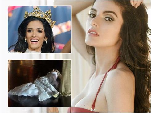 HẾT HỒN: Lăn đùng bất tỉnh trên sân khấu, Hoa hậu Hòa bình 2018 được trao giải Đăng quang ấn tượng-8