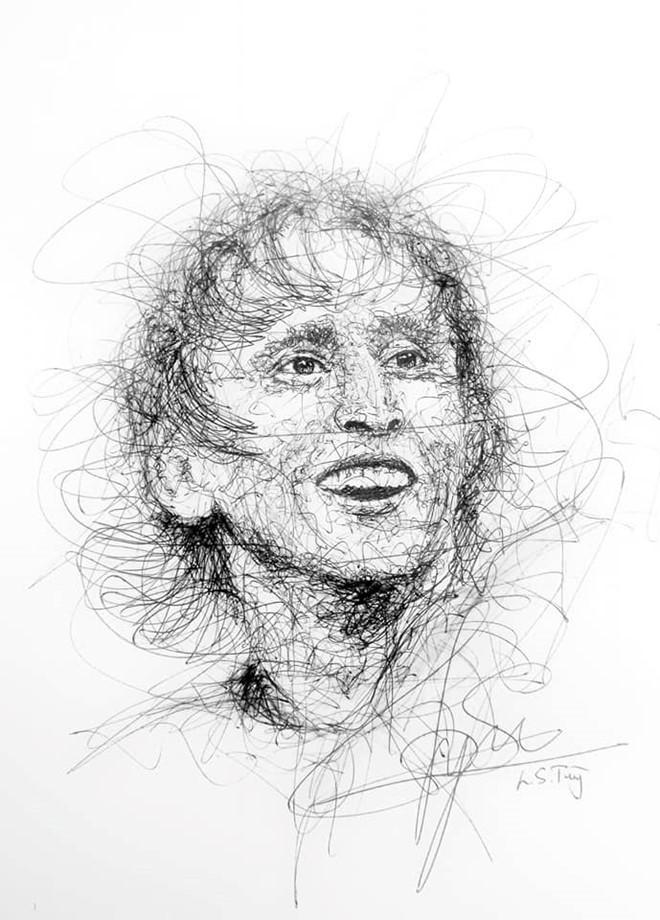 9X Đồng Nai có biệt tài vẽ tranh bằng các nét rối đẹp đến khó tin-11