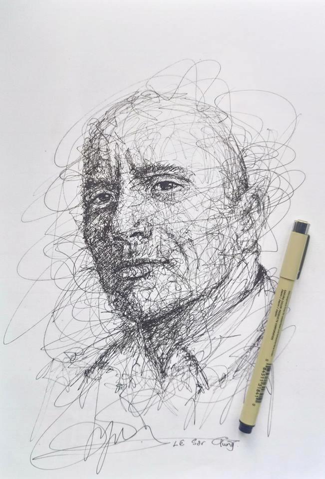 9X Đồng Nai có biệt tài vẽ tranh bằng các nét rối đẹp đến khó tin-12