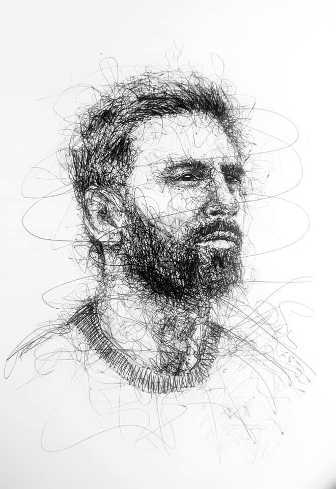 9X Đồng Nai có biệt tài vẽ tranh bằng các nét rối đẹp đến khó tin-13