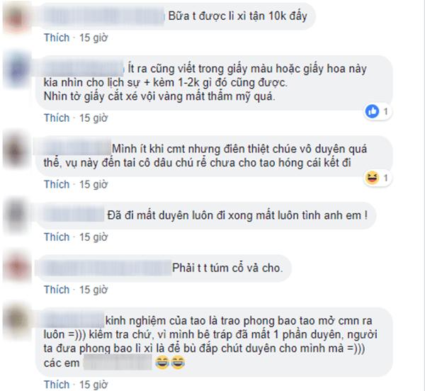 Rút tiền lì xì còn đính kèm mẩu giấy kém duyên, mấy nàng bê tráp bị ném đá rào rào-2