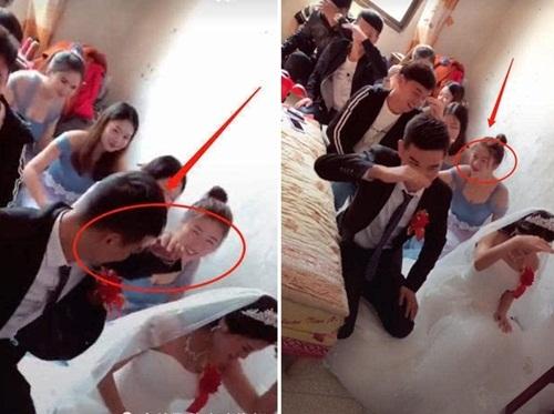 Phù dâu và chú rể lộ gian tình trong đám cưới gây xôn xao-2