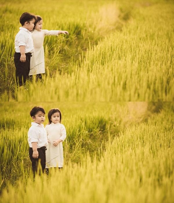 Fan Mỹ Tâm lịm tim với bộ ảnh siêu dễ thương của cặp mẫu nhí khi cosplay ca khúc Đừng hỏi em-2