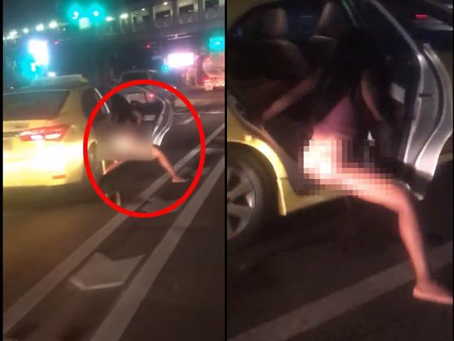 Cô gái trẻ tranh thủ giải quyết nỗi buồn trong lúc chờ đèn đỏ gây xôn xao-1