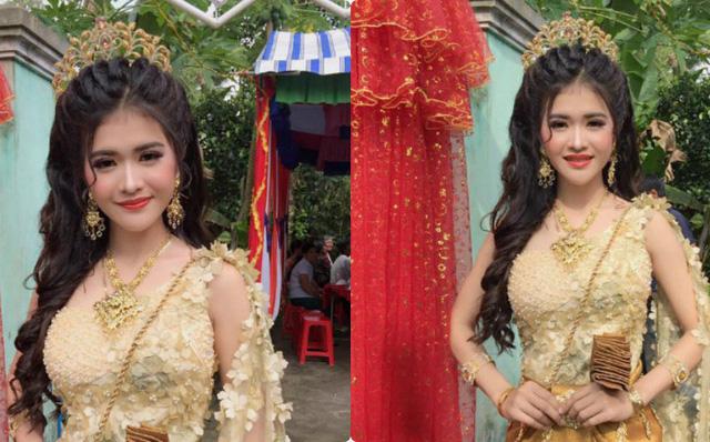 Loạt ảnh đời thường đẹp lịm tim của cô dâu trẻ người dân tộc Khmer gây sốt khắp mạng xã hội hôm qua-1