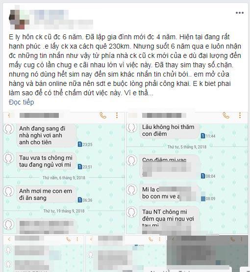 Ly hôn chồng cũ 6 năm, vợ trẻ vẫn hoảng sợ vì ngày nào cũng nhận tin nhắn đe dọa-1