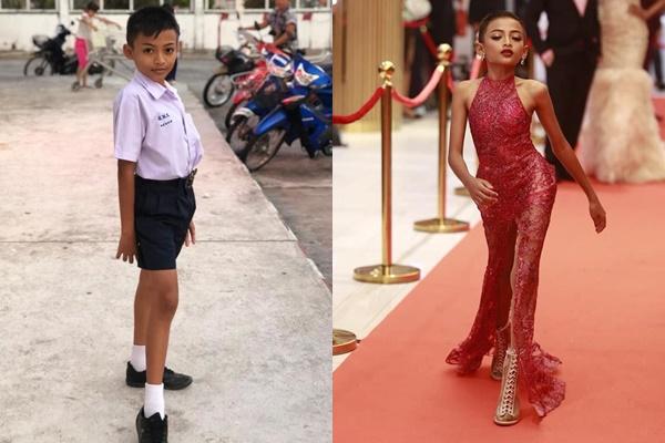 Cậu bé 12 tuổi gây sốt với tài năng giả gái và catwalk thần sầu được ví như HHen Niê-3