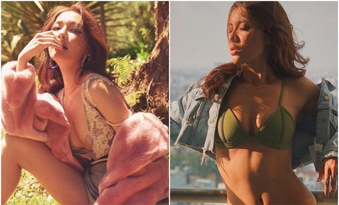 Đẹp thì có đẹp nhưng gương mặt Bích Phương đang bị nhiều người gọi là bản sao Minh Tú và Angelina Jolie-5