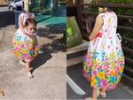 Bé gái 2 tuổi Philippines nổi tiếng khắp thế giới vì màn cầm đầu đi xin kẹo Halloween