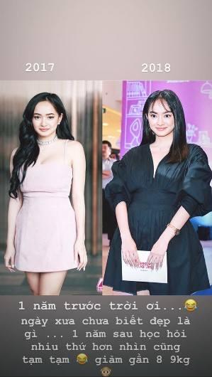 Bình thường phổng phao là thế, vừa giảm 9 kg mà vòng 1 của Kaity Nguyễn sơ tán đi đâu mất rồi-4