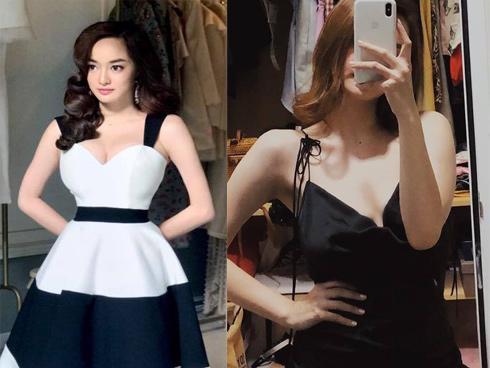Bình thường phổng phao là thế, vừa giảm 9 kg mà vòng 1 của Kaity Nguyễn 'sơ tán' đi đâu mất rồi