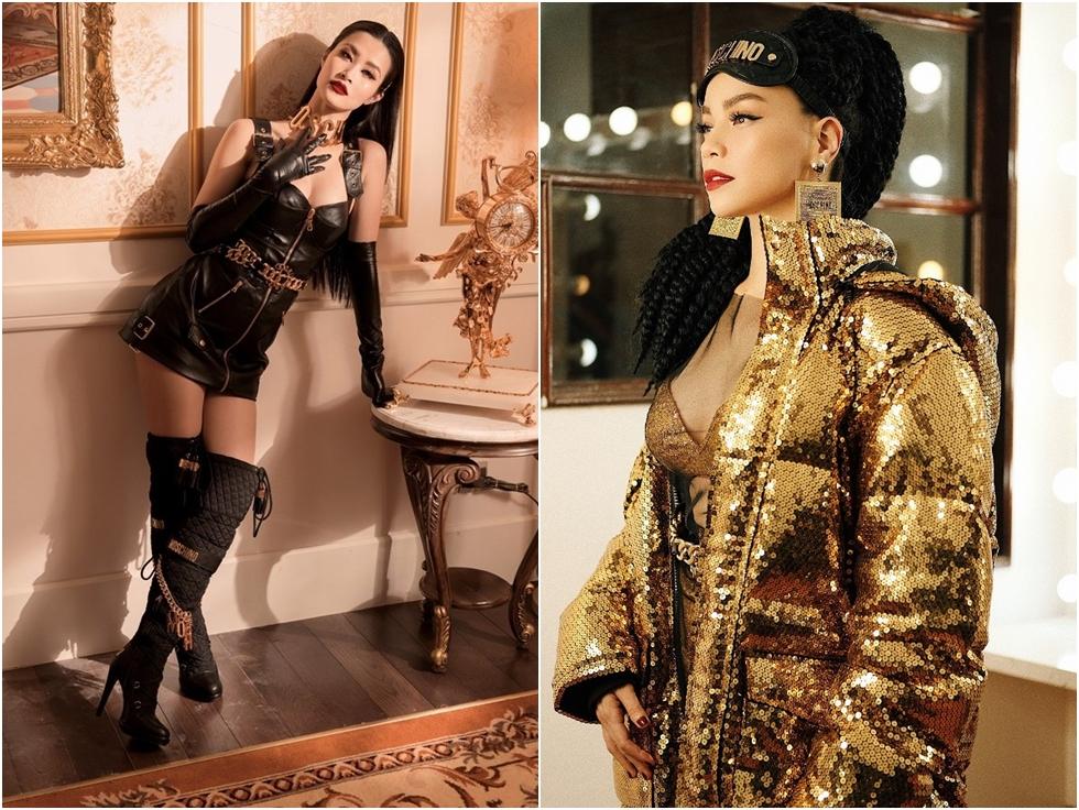 Một chiếc váy 4 số phận: Ngô Cẩn Ngôn - Địch Lệ Nhiệt Ba - Ngọc Trinh đều xách dép cho một bà mẹ bỉm sữa-9