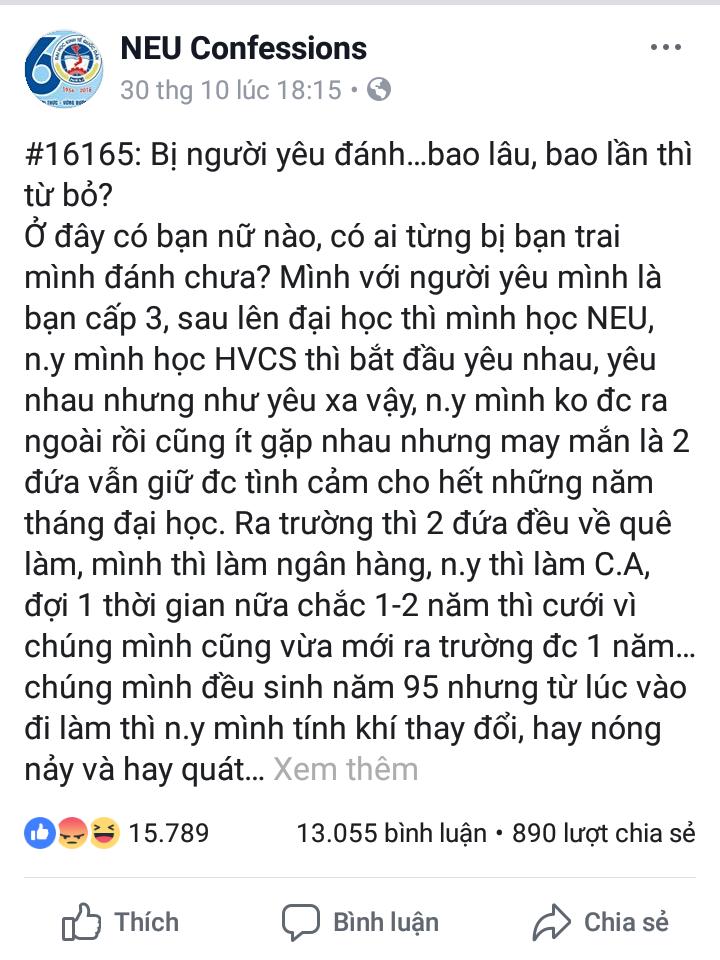 Dân mạng bó tay với cô gái bị người yêu đánh nhiều lần vào đầu vẫn lên mạng xin ý kiến có nên bỏ hay không-1