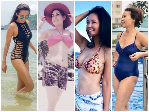 Diện bikini khoe body bốc lửa, mỹ nhân Việt U50, U60 khiến 'gái còn xuân' cũng phải mất điện