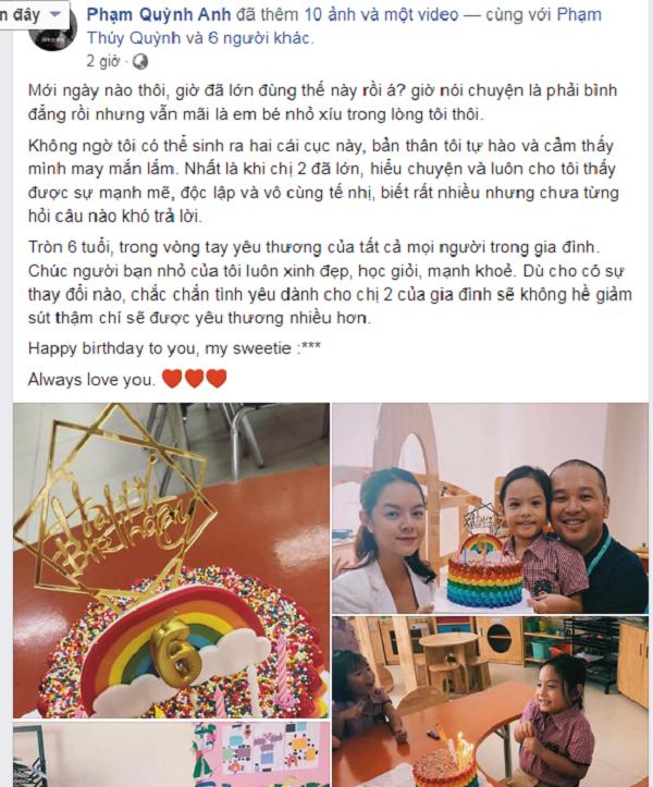 Phạm Quỳnh Anh - Quang Huy xuất hiện vui vẻ trong tiệc sinh nhật con gái sau khi công khai ly hôn-1