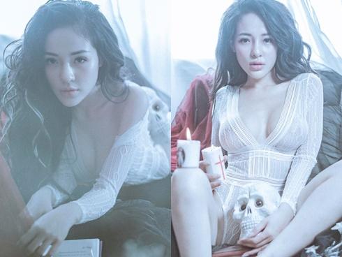 Sau khi ăn kiêng để eo bé 54cm, Ngân 98 được báo Trung gọi là nữ thần-16