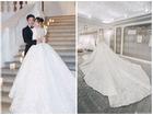 Những tiết lộ đặc biệt về chiếc váy cưới như công chúa tốn 5.000 giờ thực hiện của Đường Yên