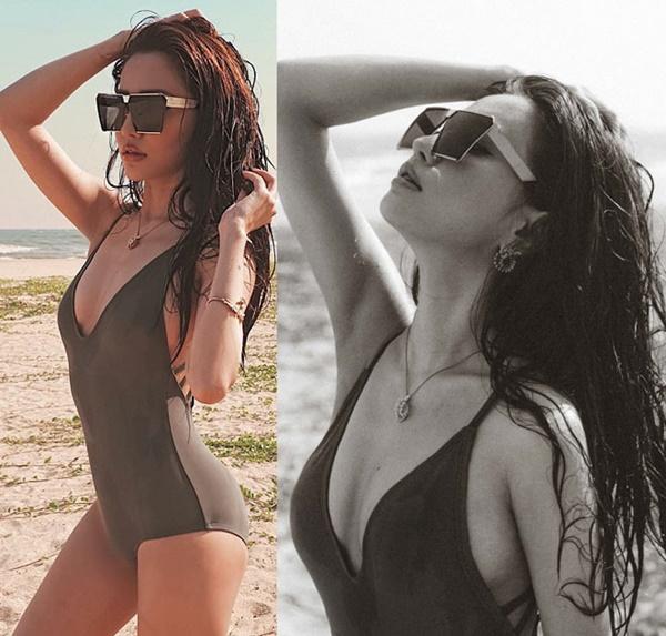 Ngụy trang để ngực lép vẫn mặc áo tắm sexy như Chi Pu, Bích Phương-6