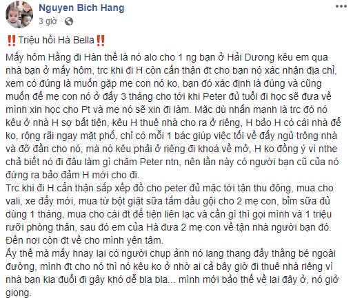 Ơn giời, cuối cùng con trai Bella đã xuất hiện sau một tháng bị mẹ bắt cóc khỏi nhà hot mom Hằng Túi-1