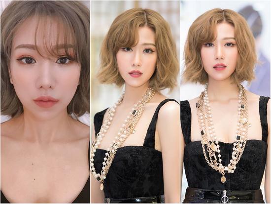 Min đây ư? Cô ấy đang gây xôn xao vì gương mặt khác lạ cứ như vừa 'đập đi làm lại'