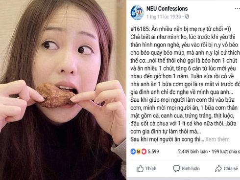 Tin câu nói 'con cứ ăn tự nhiên' ngày về ra mắt mà cô gái bị mẹ người yêu nói 'ăn như heo'