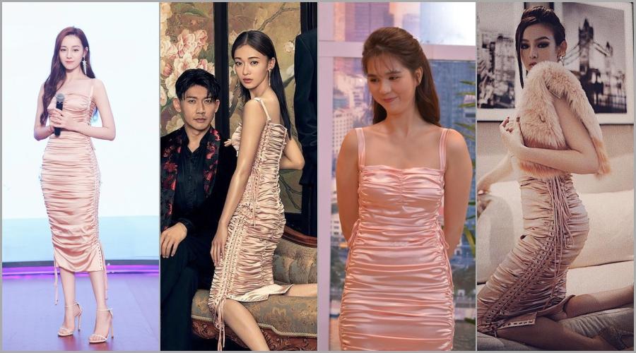 Một chiếc váy 4 số phận: Ngô Cẩn Ngôn - Địch Lệ Nhiệt Ba - Ngọc Trinh đều xách dép cho một bà mẹ bỉm sữa-8