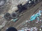 Lai Châu: Xe container lao xuống vực đứt đôi, tài xế mất tích