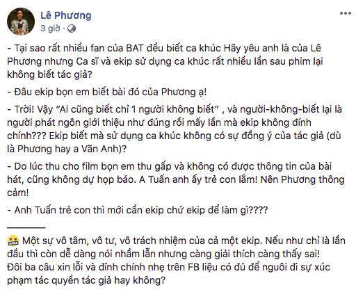 Bùi Anh Tuấn xin lỗi vì lấy ca khúc đi hát chùa nhưng nhạc sĩ không chấp nhận-3