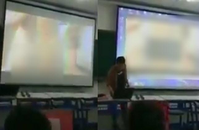 Thầy giáo trẻ gây shock khi chiếu nhầm phim người lớn trên giảng đường đại học-1