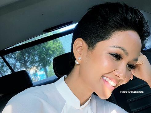 Đại diện Kenya xuất hiện khiến HHen Niê không còn là thí sinh tóc tém duy nhất tại Miss Universe 2018-12