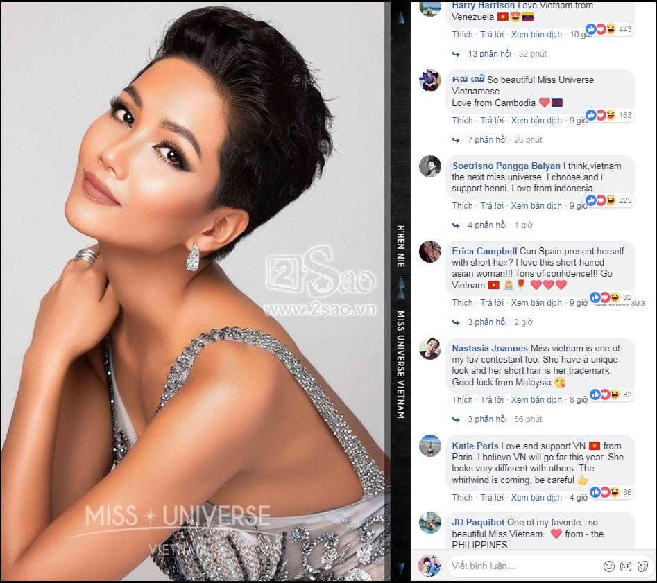 Khán giả quốc tế rải mưa lời chúc tới HHen Niê vì đã trót quá yêu vẻ đẹp khác biệt của hoa hậu tóc ngắn da nâu-2