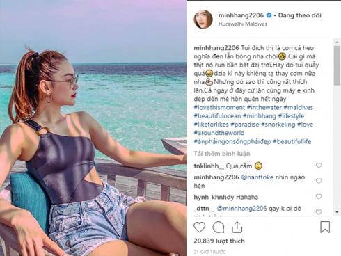 Không để dân mạng phải ra tay, Minh Hằng tự 'bóc phốt' mình chẳng khác nào... con cá heo